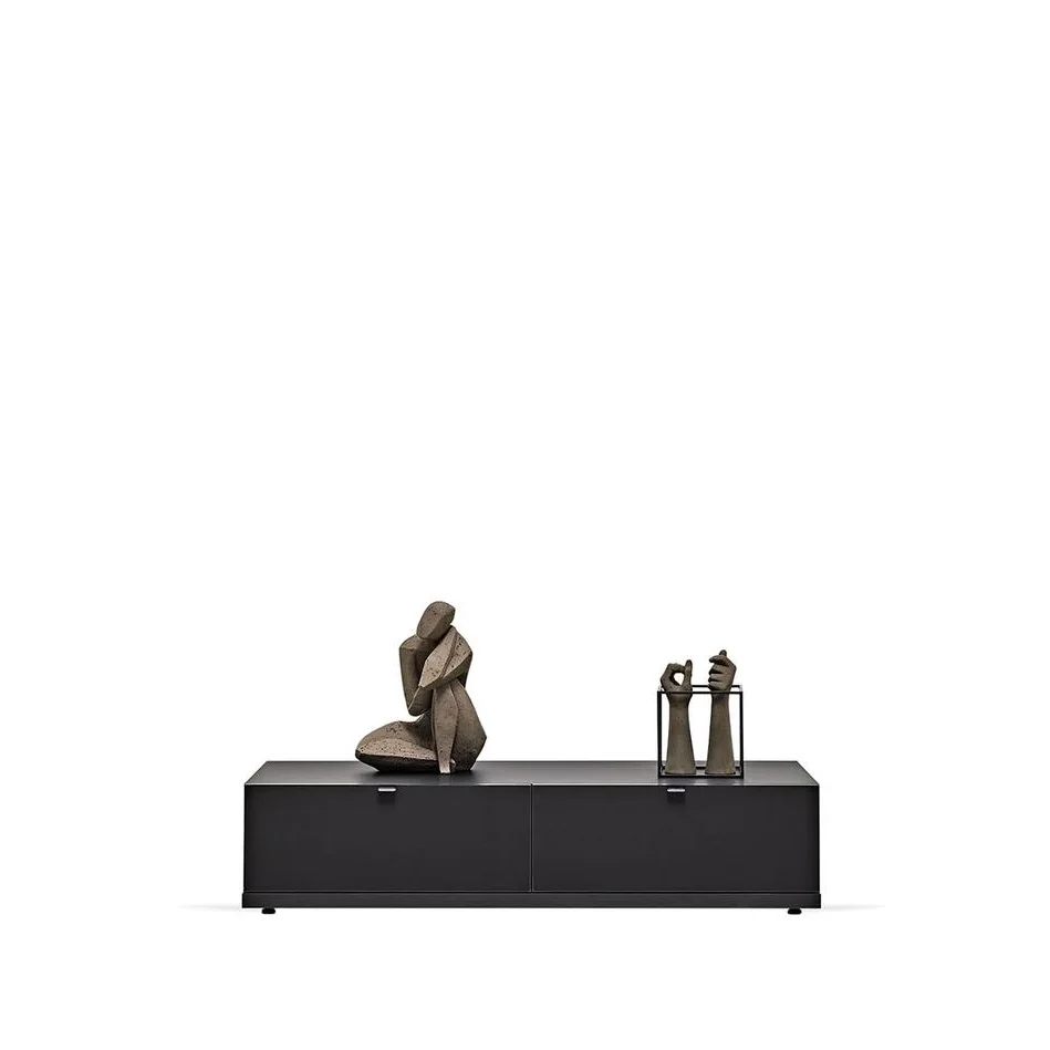 Legato ТВ тумба (2 ящика, черная) Legato ТВ тумба (2 ящика, черная)