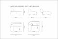 Block Модуль «А» с откидной спинкой (левый)